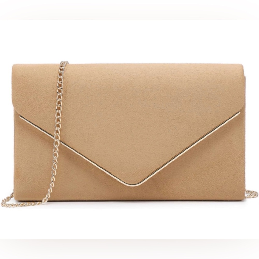 Elegant Tan Clutch Bag